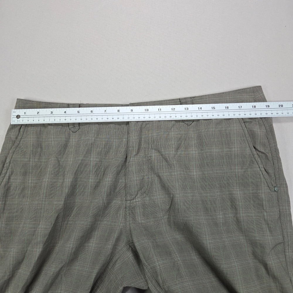 Lululemon Athletica Kung Fu Pants Plaid Stretch Grey Mens 38x31 - Picture 10 of 12